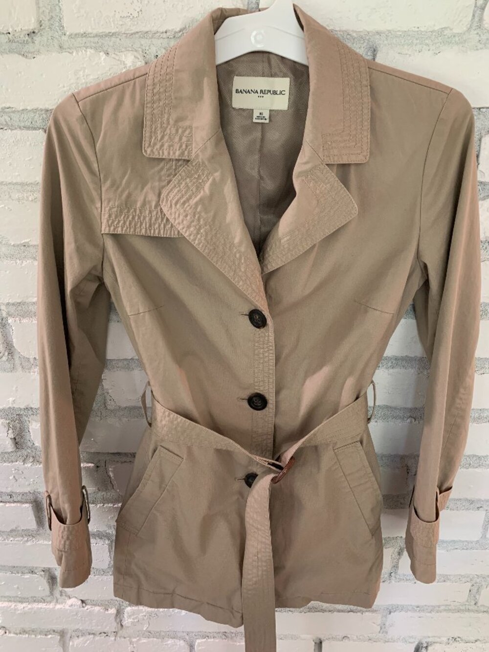 Banana Republic Factory Trench Jacket Size XS
